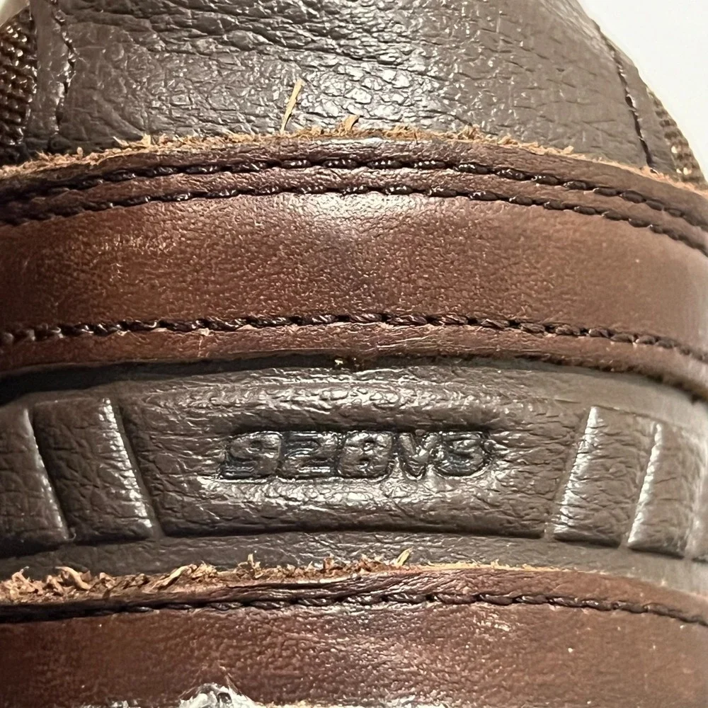New Balance 928v3 Mens Brown Leather Low Top Casual Walking Sneakers Size 12